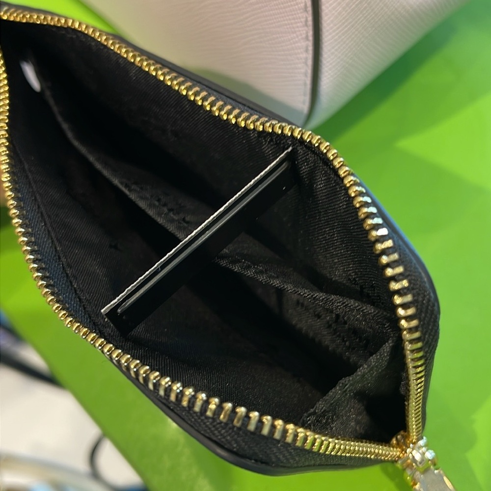 Kate Spade Card Case Lanyard Saffiano Leather Black NWT - Picture 14 of 16